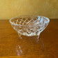 Crystal Cut Footed Dessert Bowl