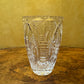 Crystal Cut Pattern Vase 