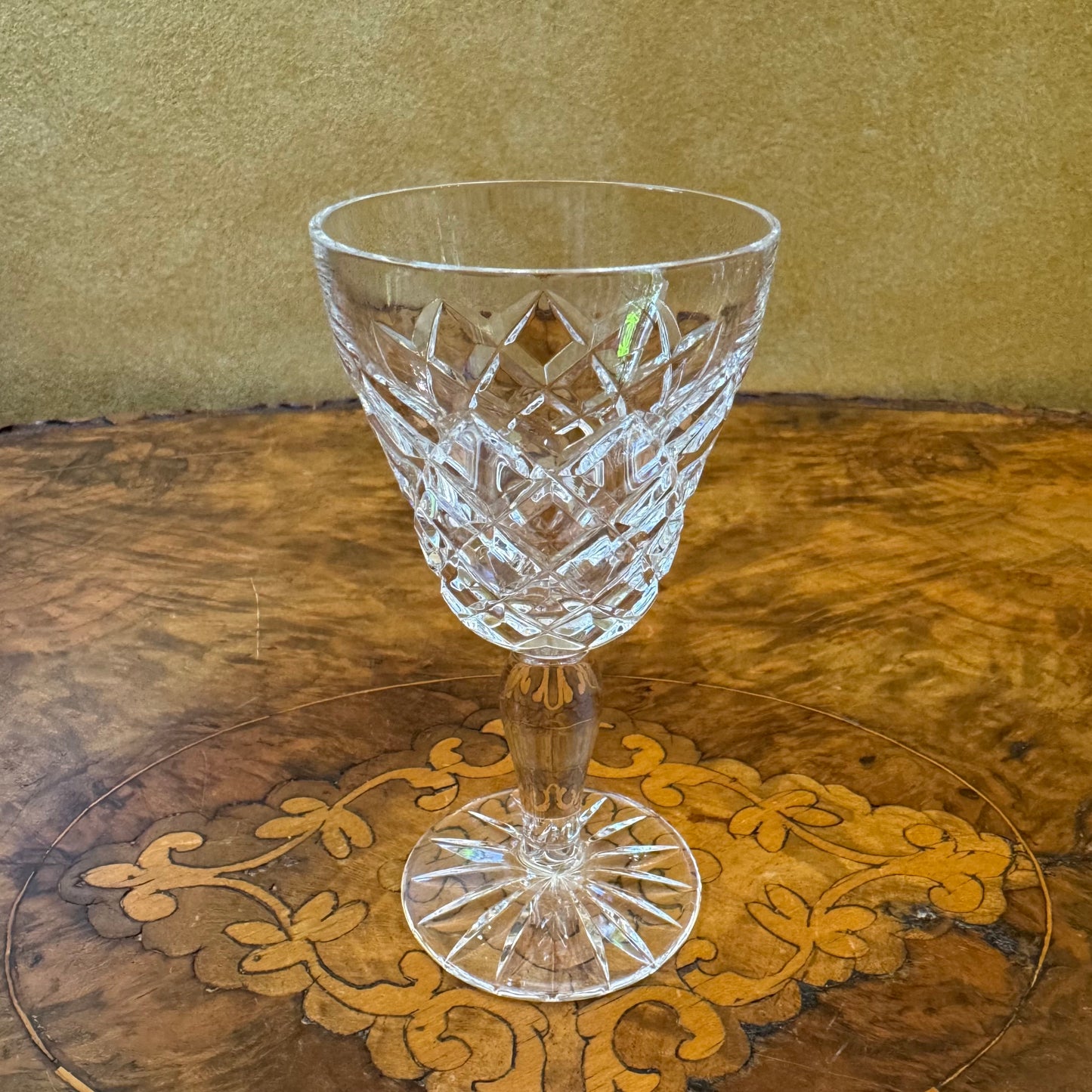Crystal Cut Port Glasses 