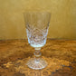 Crystal Cut Sherry Glasses Set 
