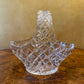 Crystal Cut Small Basket 
