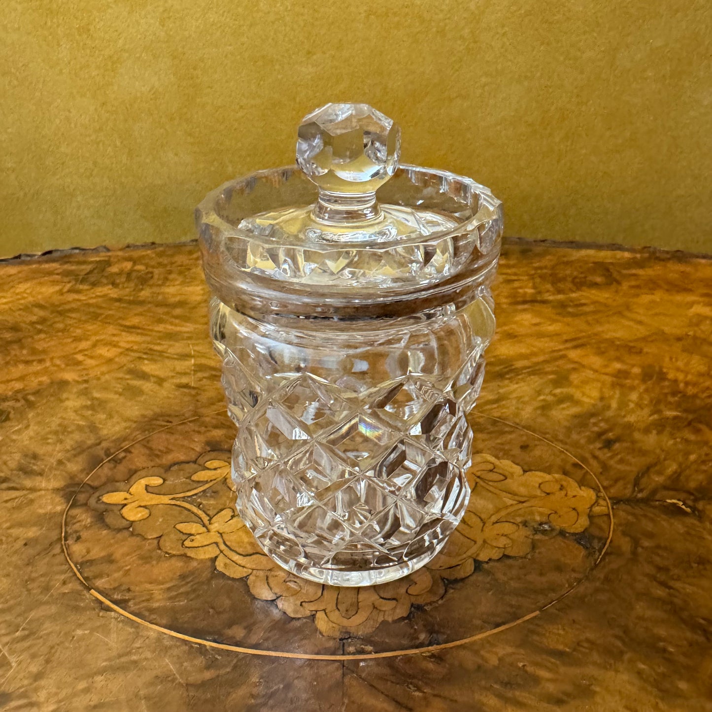 Crystal Cut Sugar Hot Pot