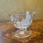 Vintage Crystal Dessert Bowls Set Of Five