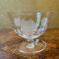 Vintage Crystal Dessert Bowls Set Of Five