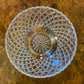 Vintage Crystal Diamond Cut Bowl