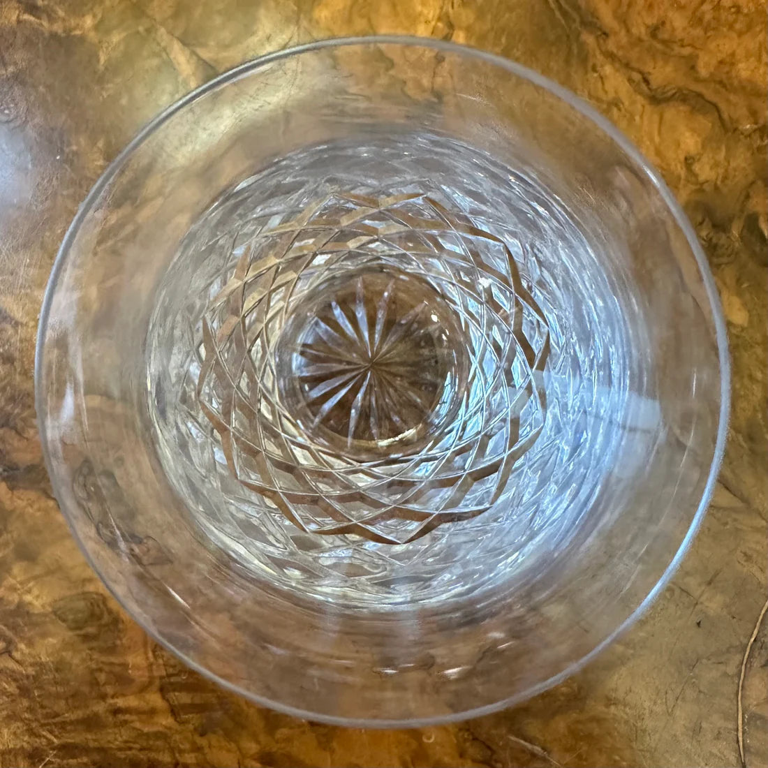 Vintage Crystal Drinking Glass