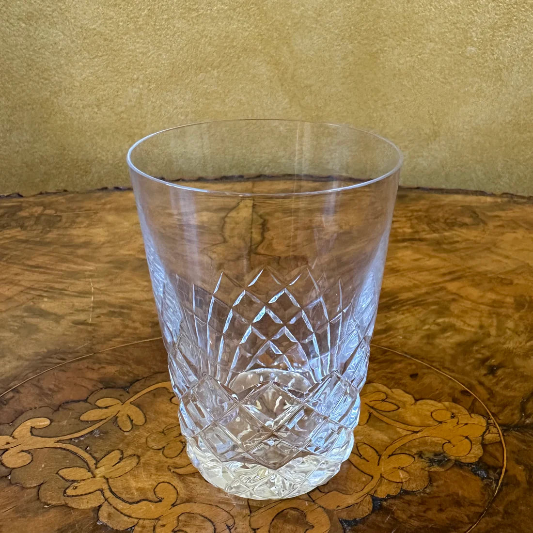 Vintage Crystal Drinking Glass