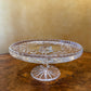 Crystal Floral Design Cake Stand 