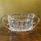 Vintage Crystal Milk & Sugar Set