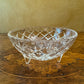 Crystal Serving Bowl Vintage 