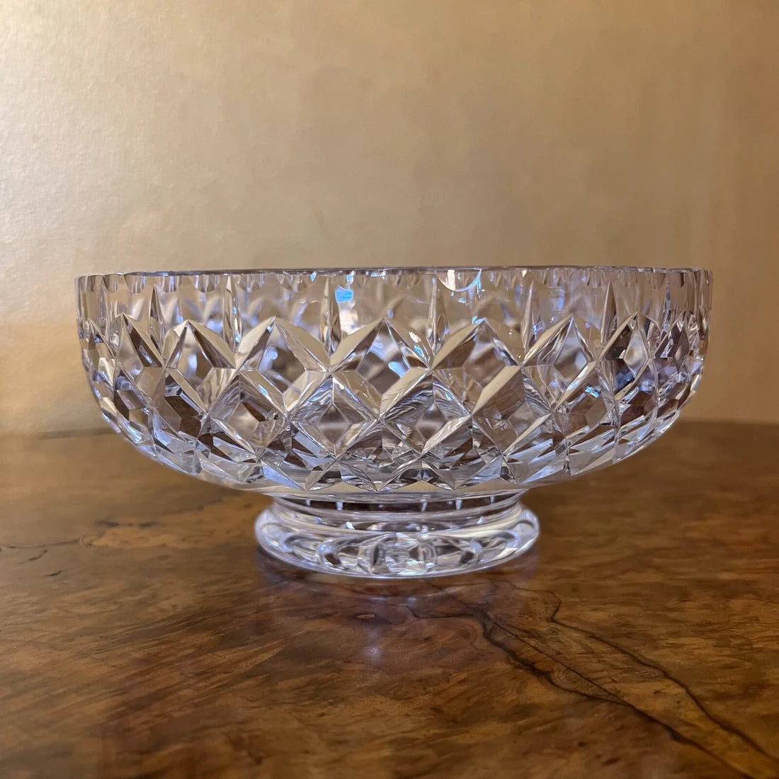 Vintage Crystal Set Of Four Bowls