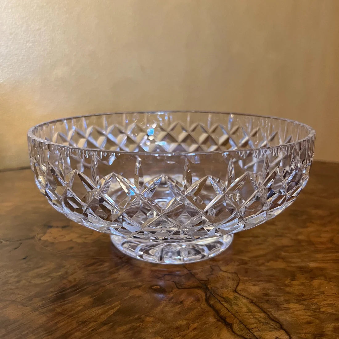 Vintage Crystal Set Of Four Bowls