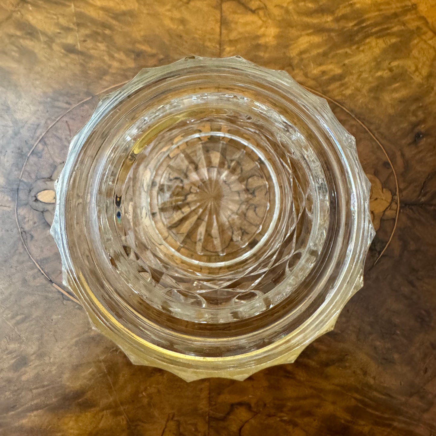 Crystal Sugar Honey Pot