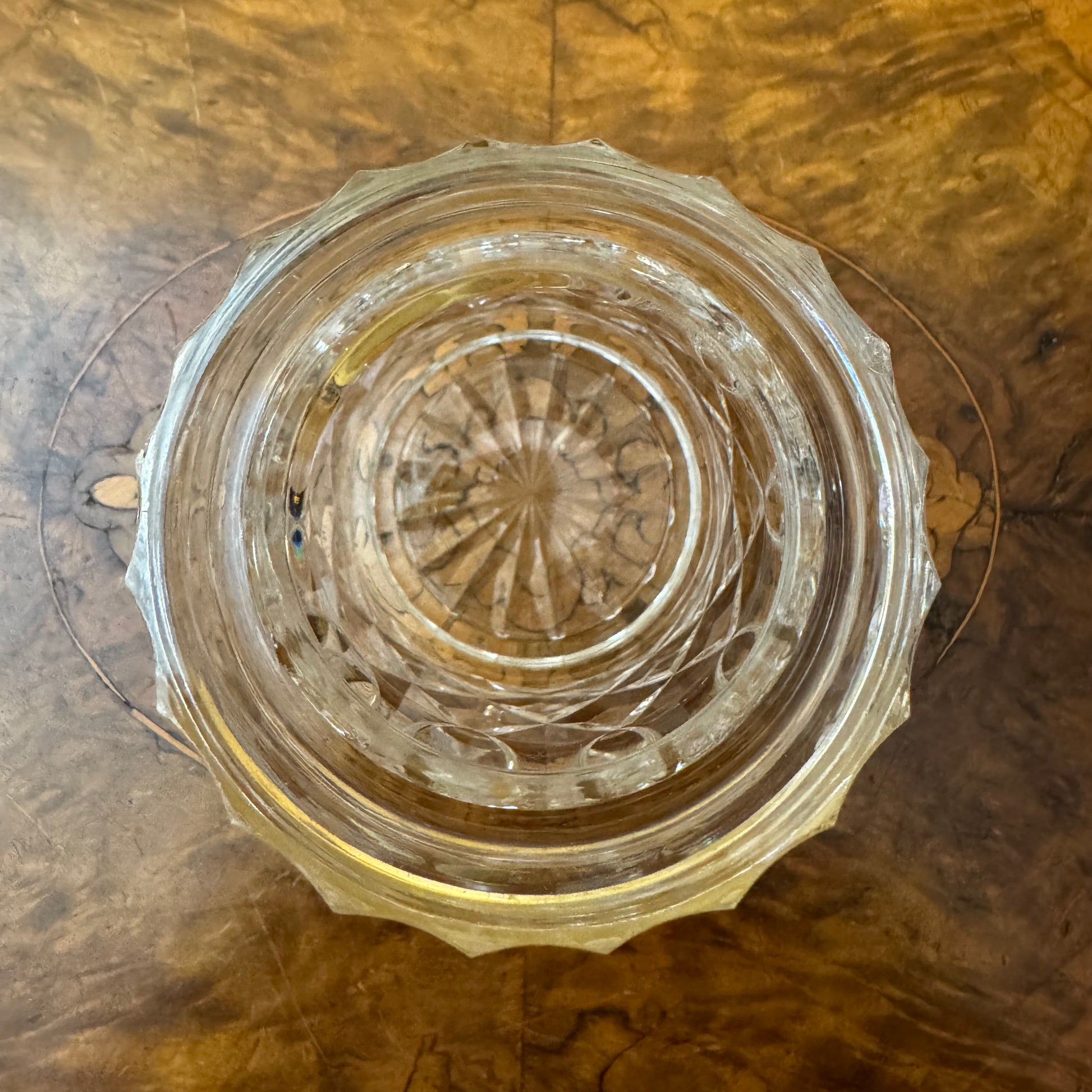 Crystal Sugar Honey Pot