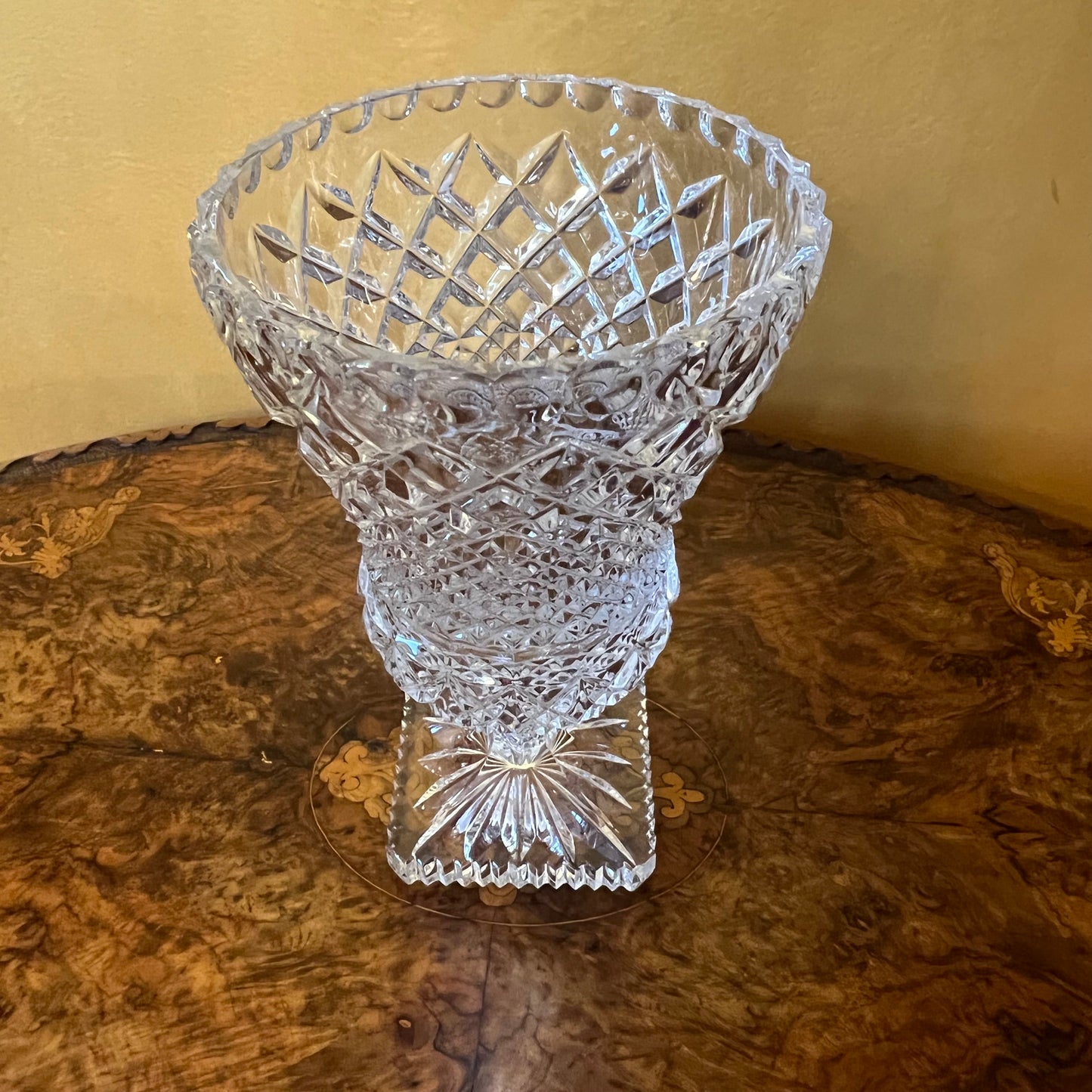 Crystal Vase On Stand