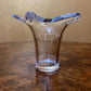 Vintage Curved Edge Glass Vase