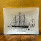 Cutty Sark Clipper Ship 1869 Glass Small Tray