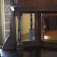 Antique Rosewood Ornate Display Cabinet