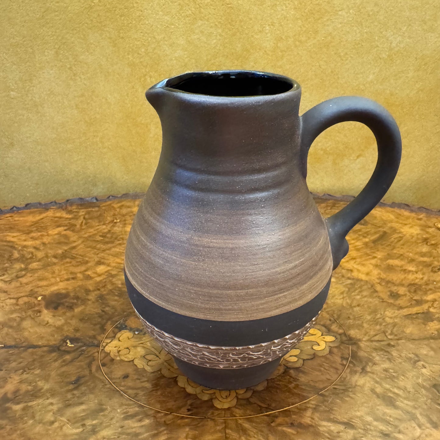 Dümler Breiden West Germany Pottery Brown Pitcher 