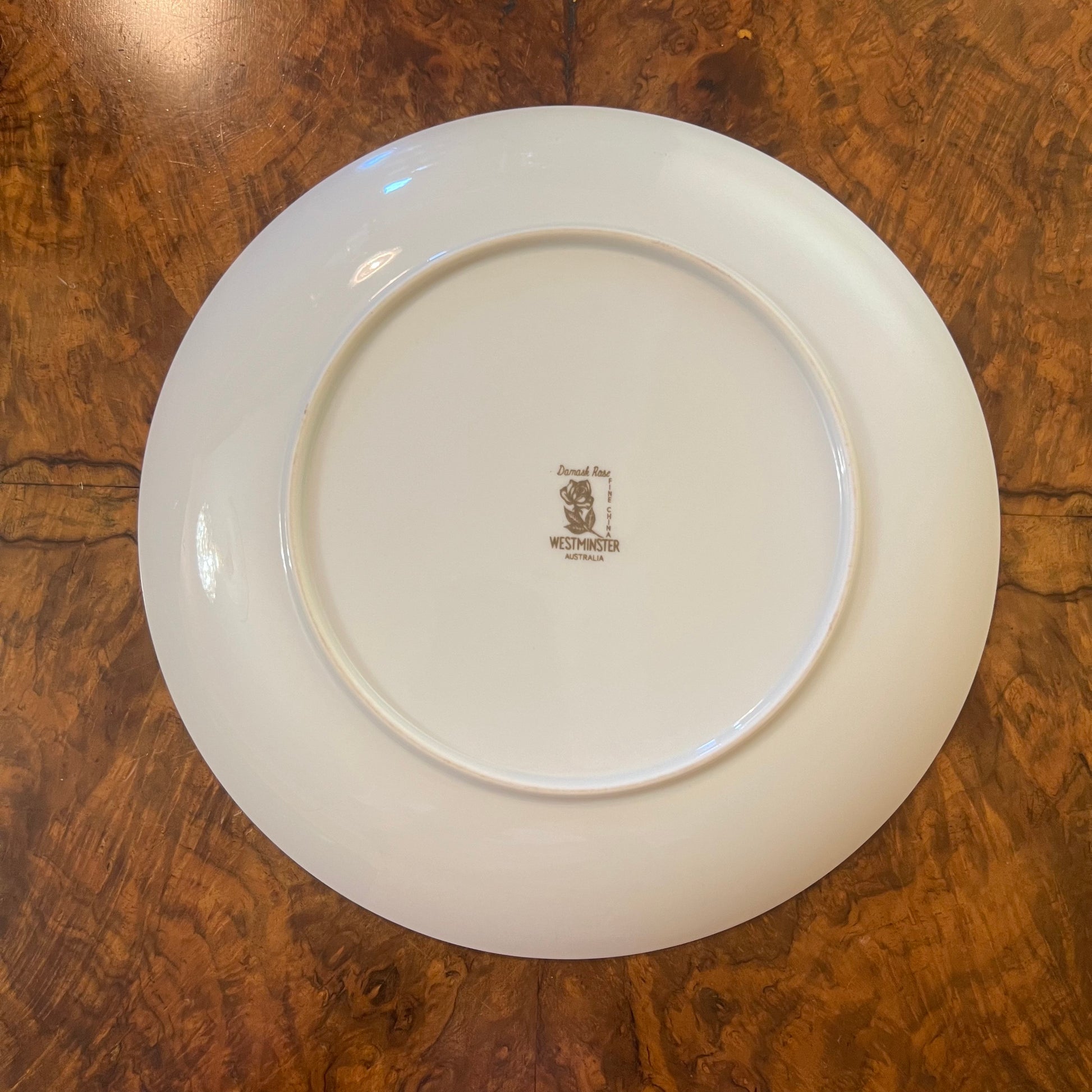 Damask Rose Dinner Plate