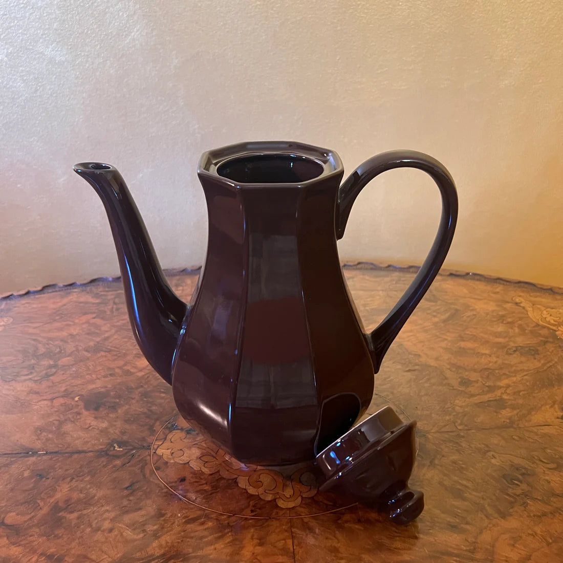 Vintage Dark Brown Coffee Pot