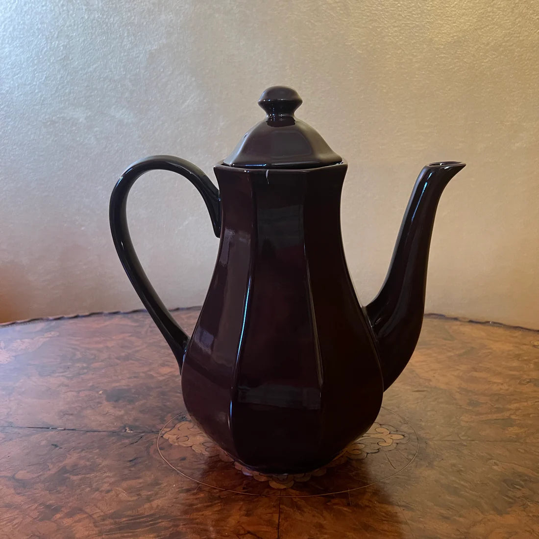 Vintage Dark Brown Coffee Pot