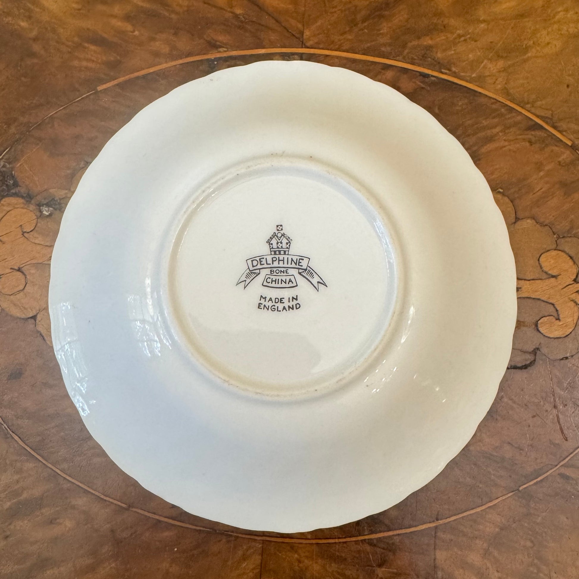 Delphine Yellow Floral Print Trinket Dish 