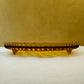 Depression Amber Glass Plate 