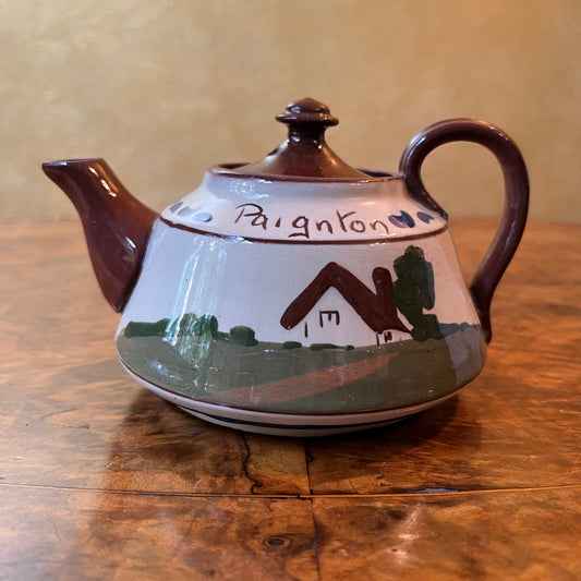 Devon Torquay Motto Ware Tea Pot 