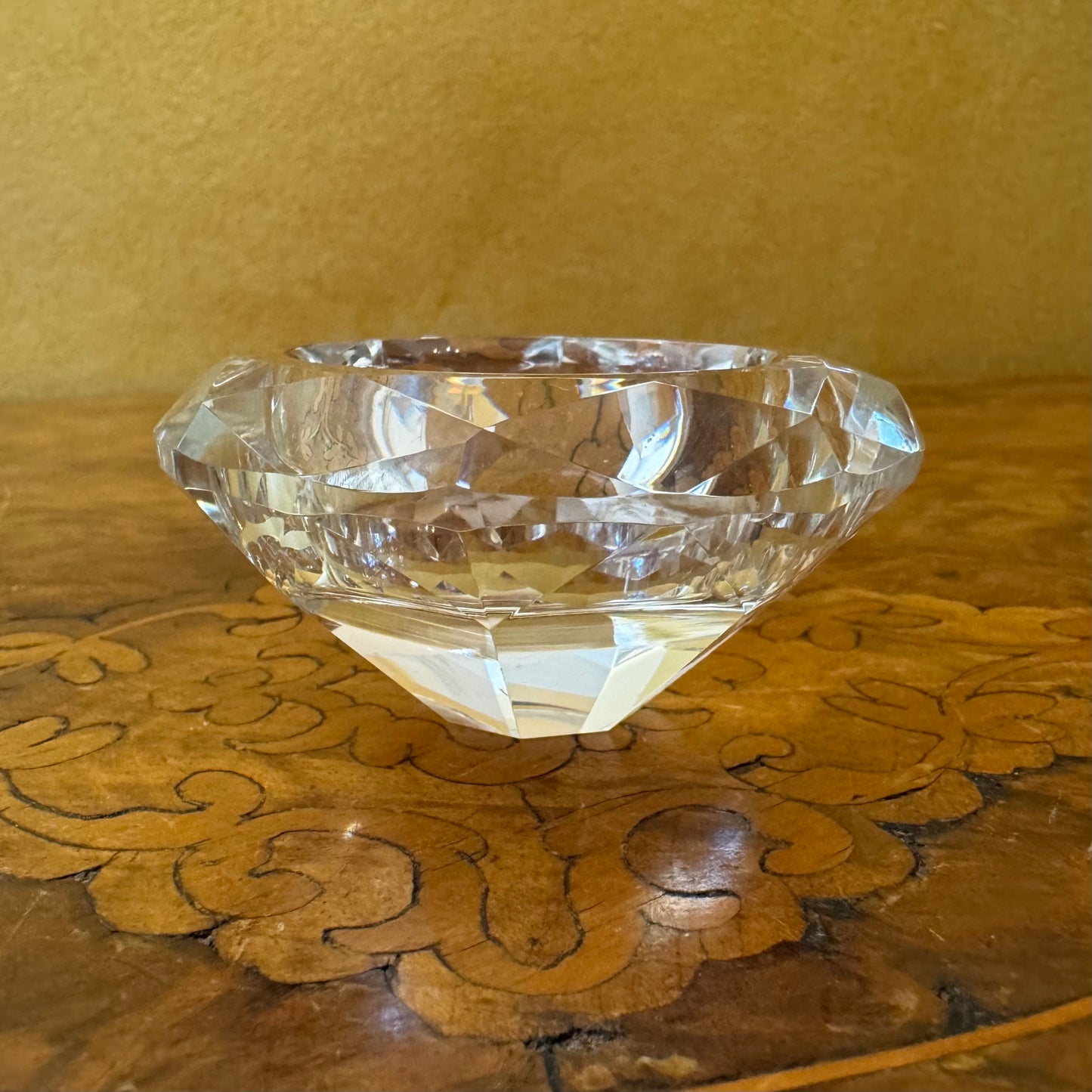 Diamond Crystal Candle Tea Light Holder