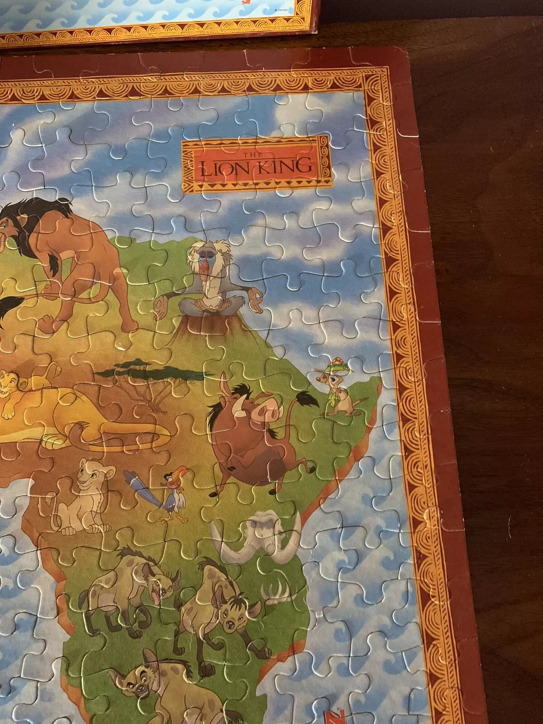 Vintage The Lion King 200 Pc Puzzle