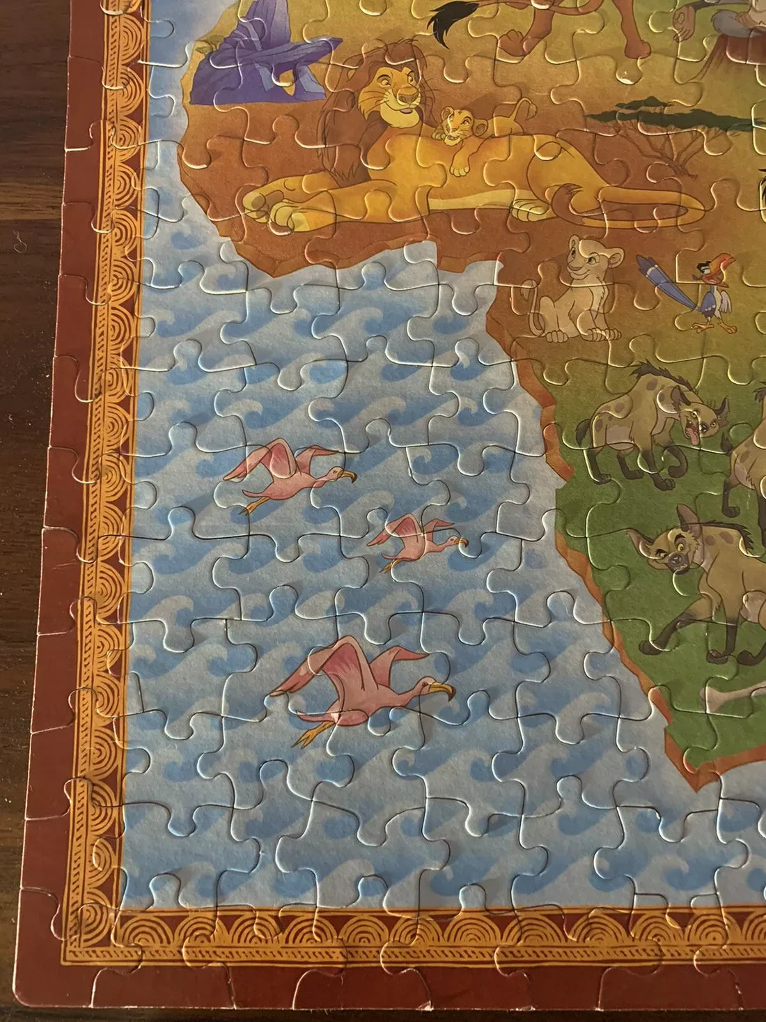 Vintage The Lion King 200 Pc Puzzle