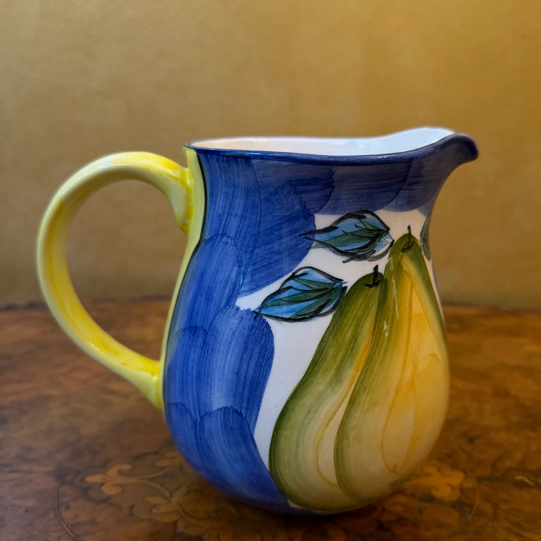 Dolce Vida Fruit Print Ceramic Jug