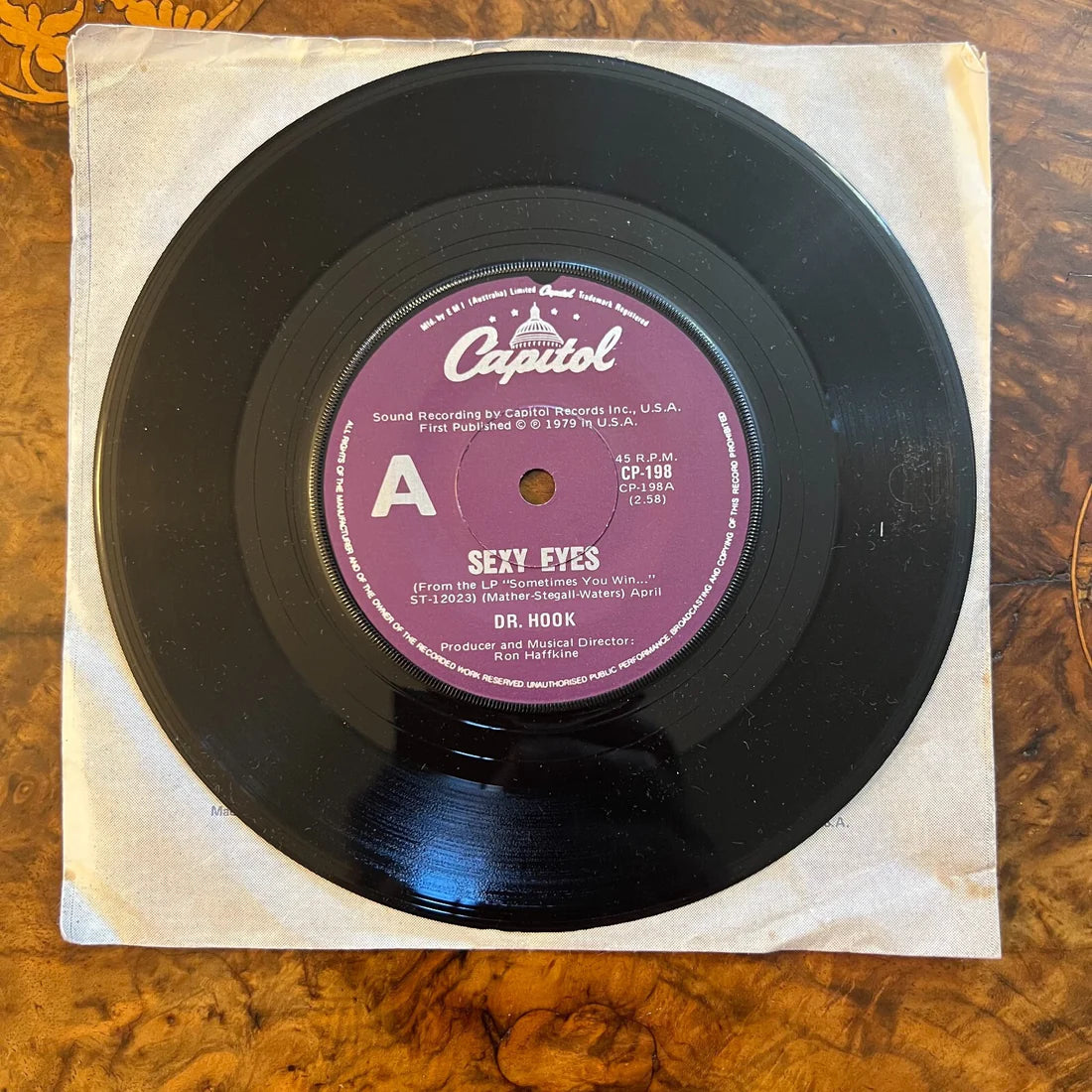 Dr Hook Sexy Eyes/ Help Me, Mama Record