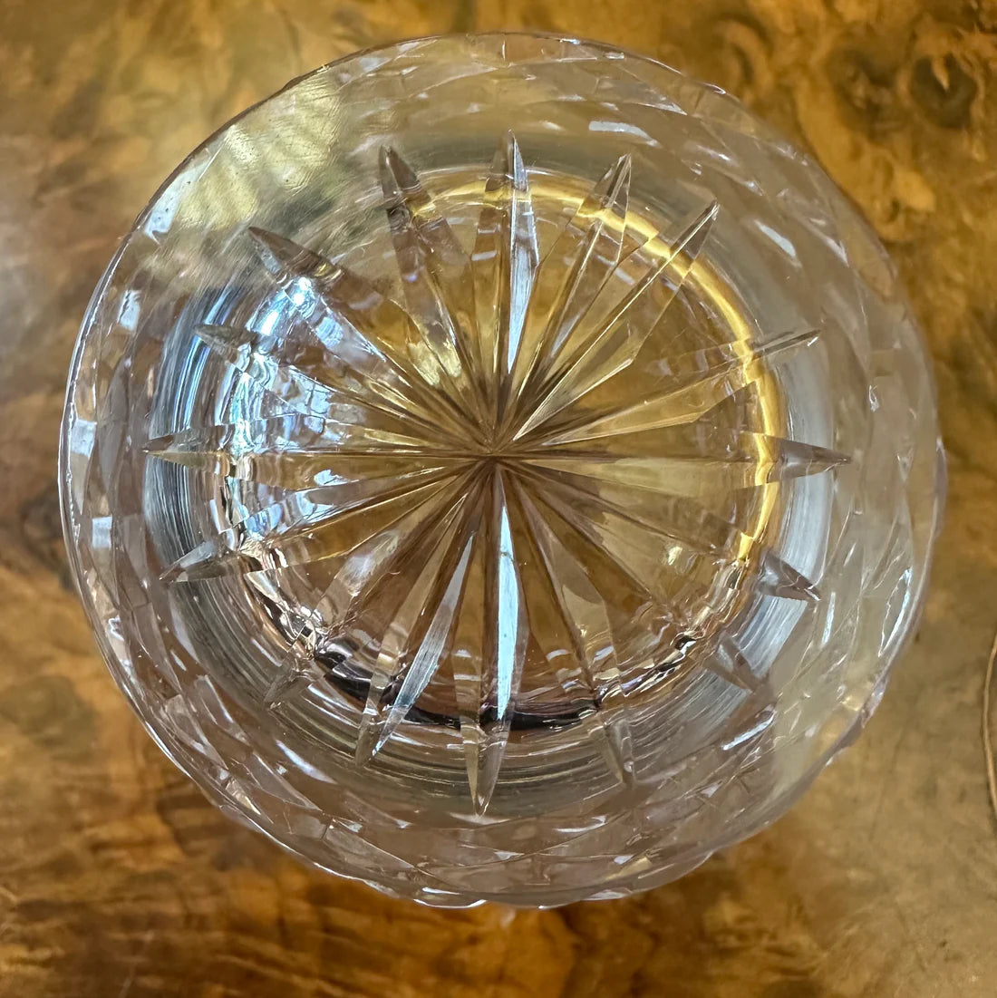 Vintage Crystal Drinking Glass