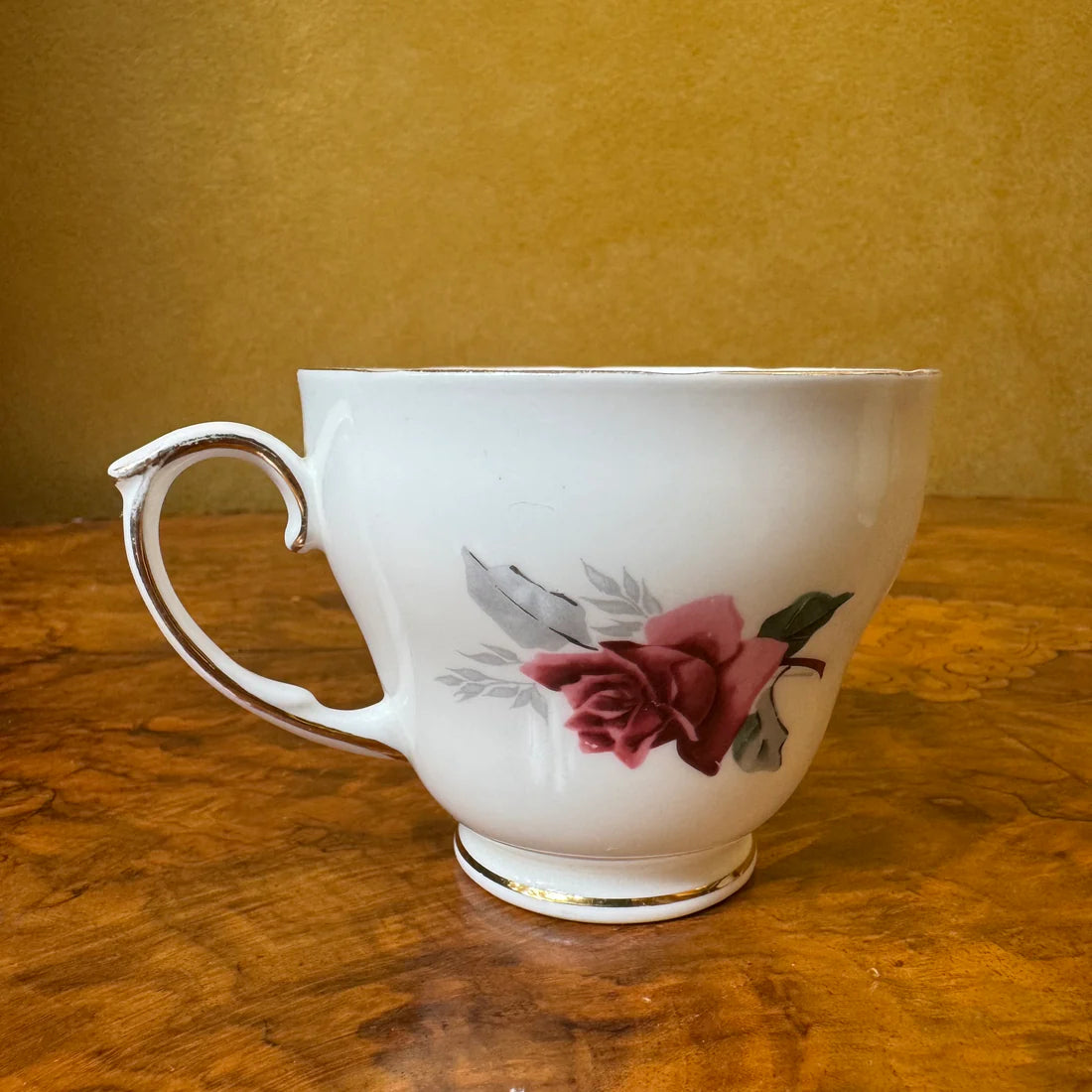 Vintage Duchess Red Rose Print Tea Cup