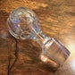 Early 20th Century Crystal Decanters With Silver Plated Holder