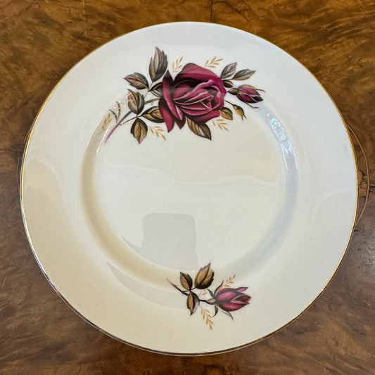 Elizabethan Rose Print Side Plate 