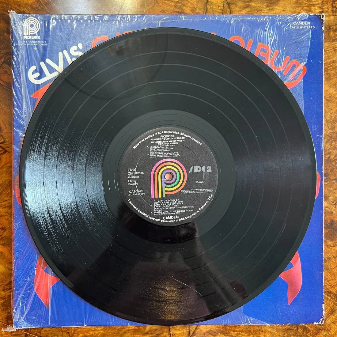 Elvis Presley Christmas Album Vinyl Record