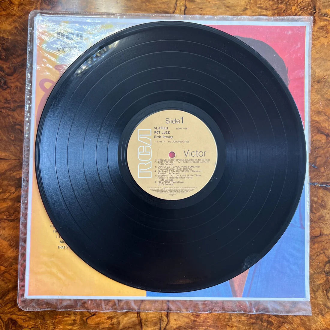 Elvis Presley Pot Luck Vinyl Record
