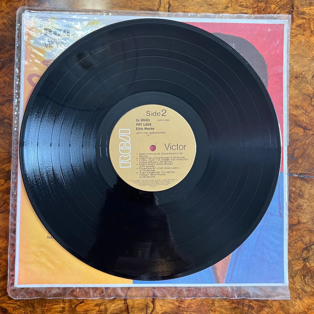 Elvis Presley Pot Luck Vinyl Record