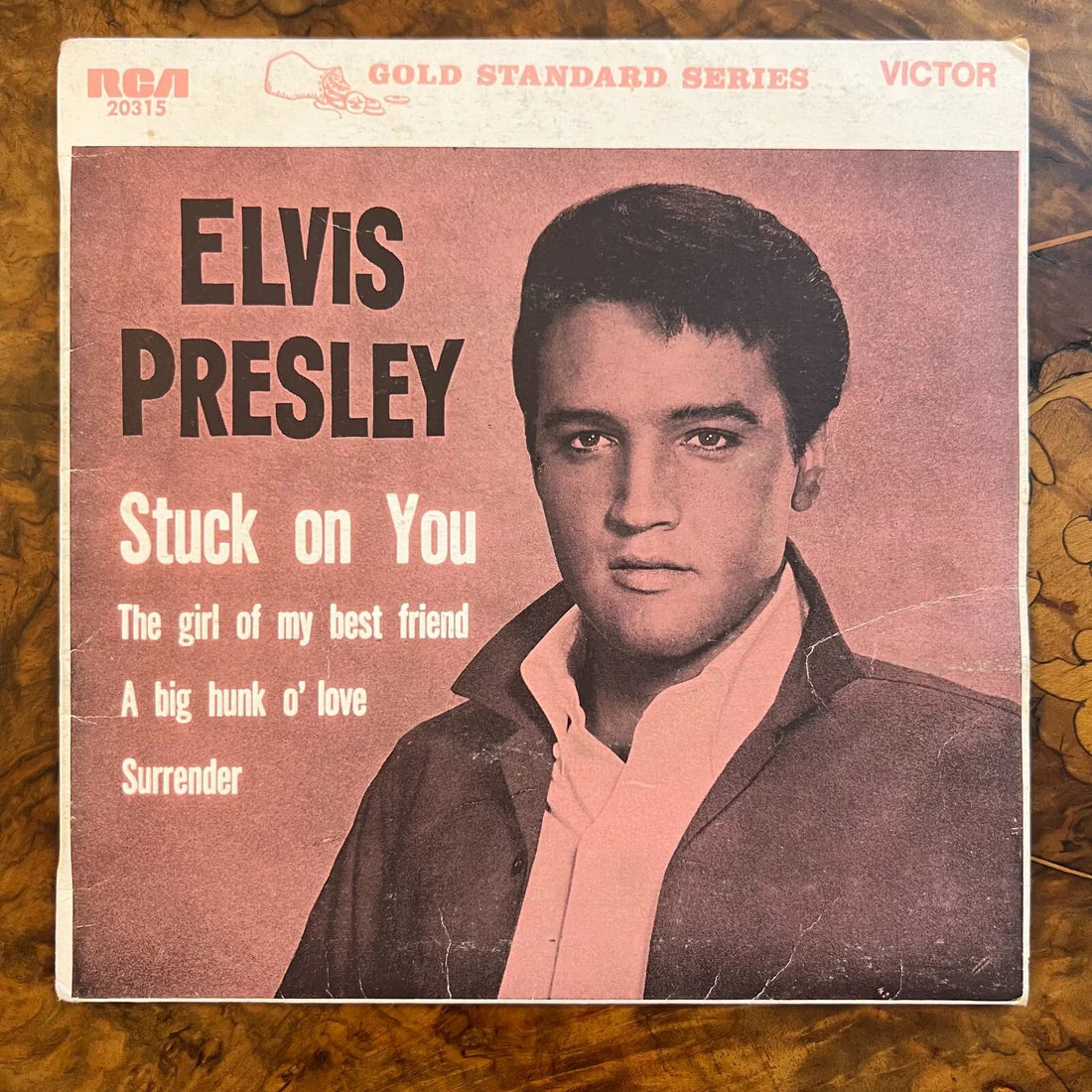 Elvis Presley Stuck On You Record