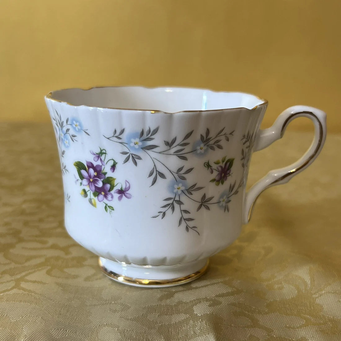 Enchanting Royal Staffordshire Tea Cup Trio Set