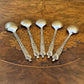 English Silver Plate Apostle Tea Spoons Set Of Six 