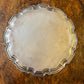 Vintage English Silver Plated Round Tray