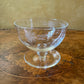 Etched Crystal Dessert Sundae Bowl