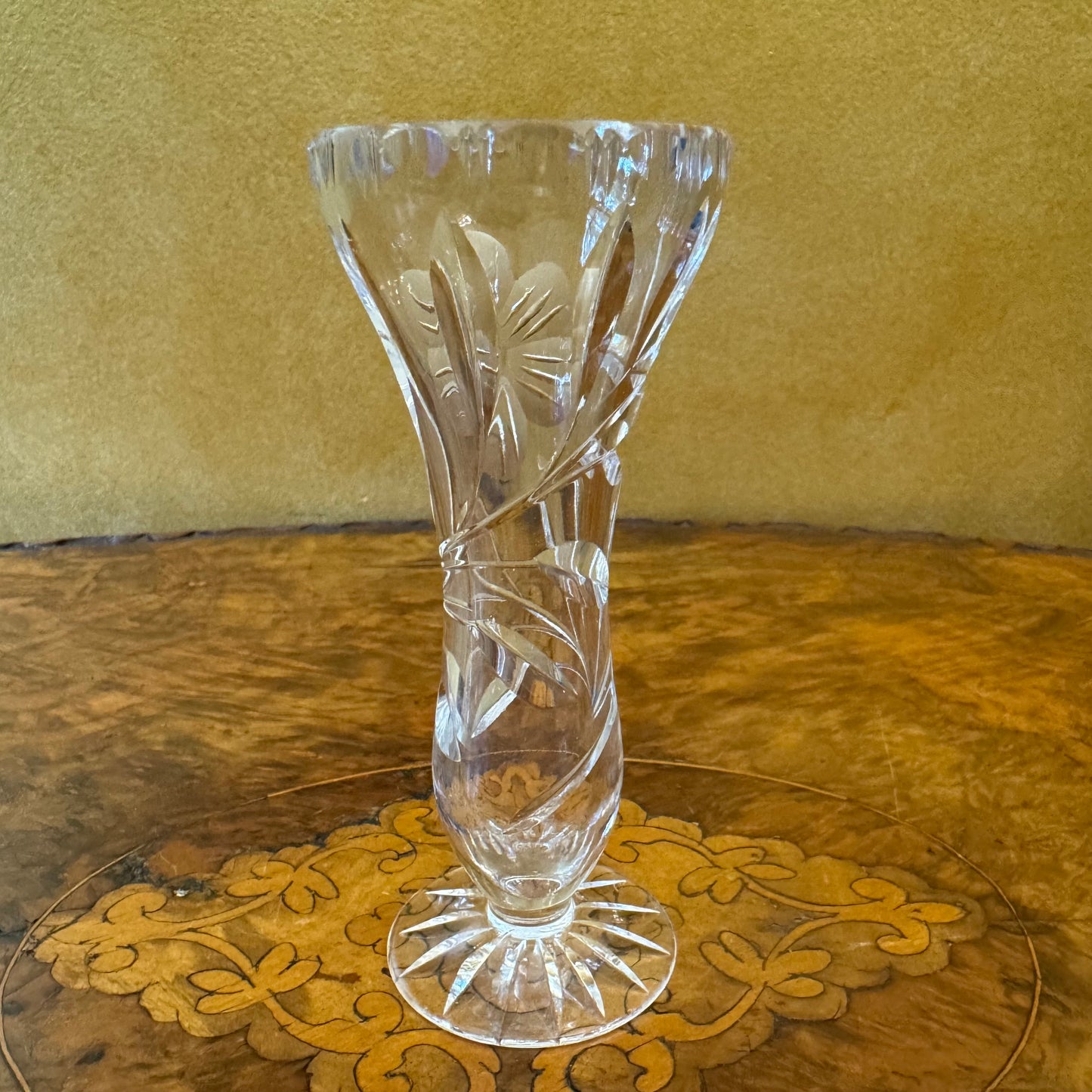 Etched Floral Cut Bud 