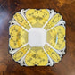 Exceptionally Rare Shelley Queen Anne Garland Of Flowers In The Yellow Side Plate 
