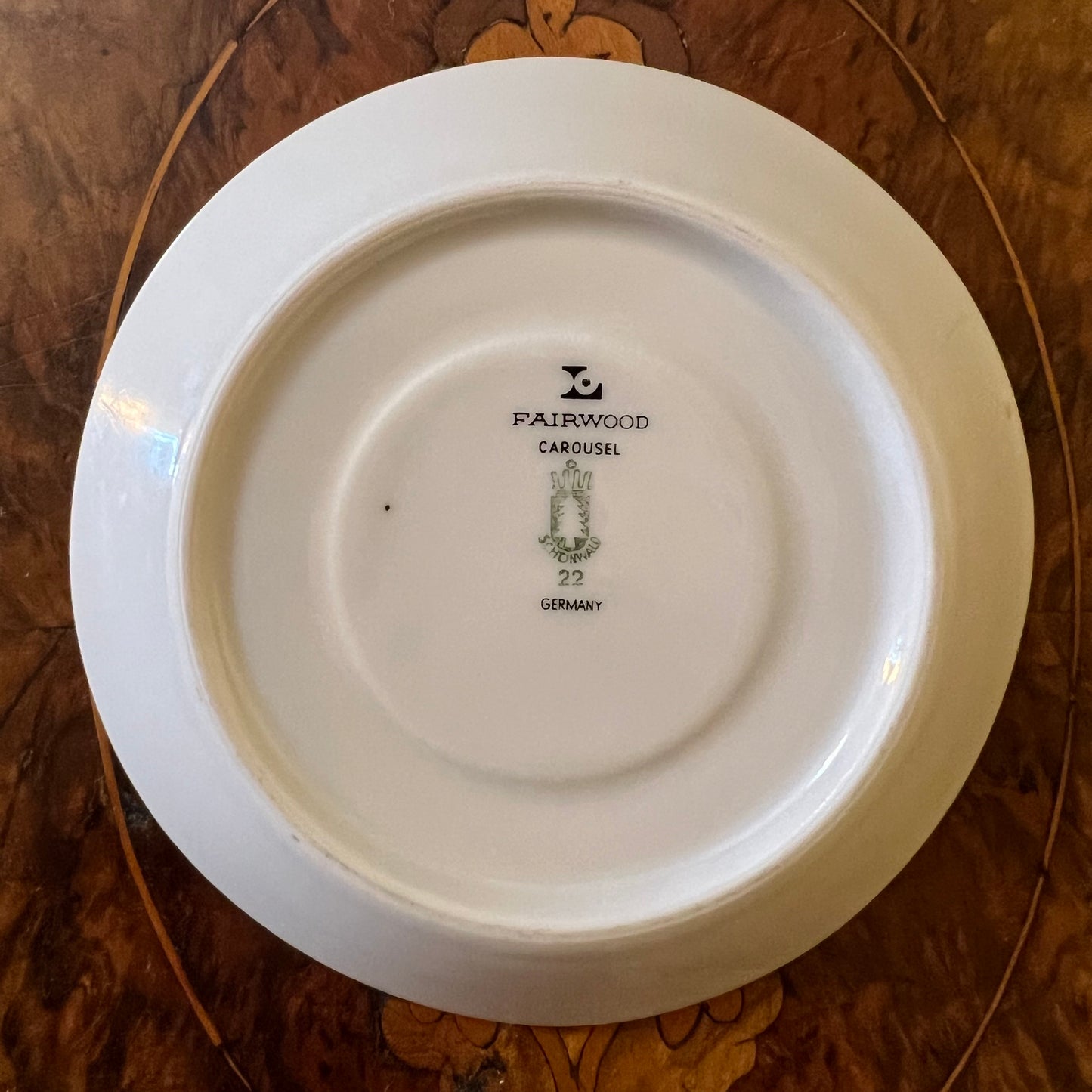 Fairwood Carousel Gold Print Saucer 