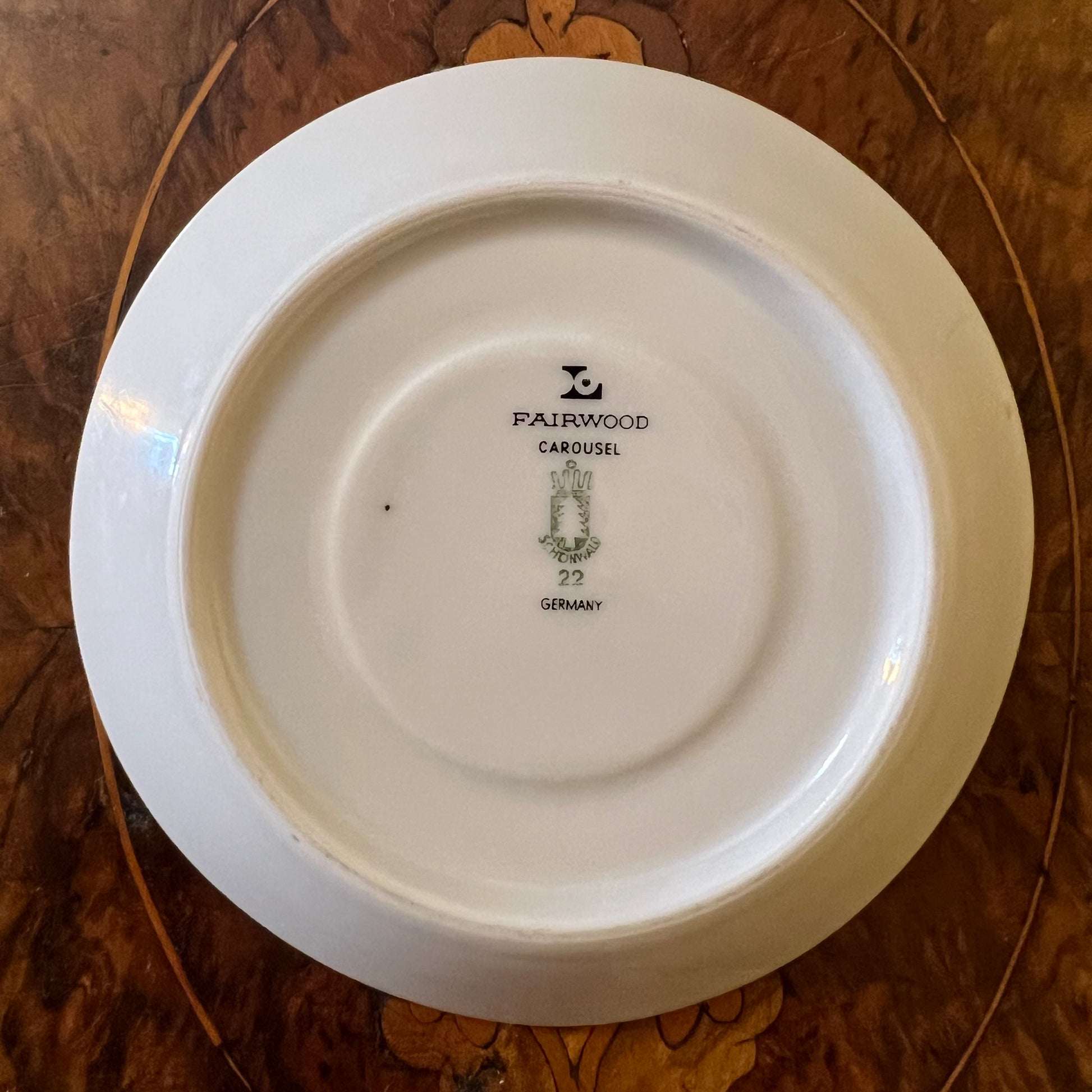 Fairwood Carousel Gold Print Saucer 